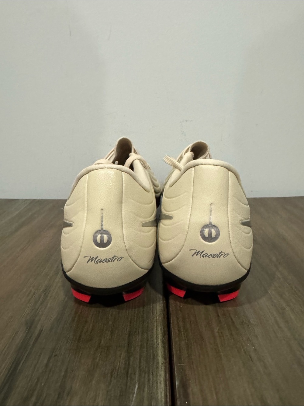 NIKE UNITED TIEMPO MAESTRO ACADEMY FG/MG LOW FOSSIL BURGUNDY SOCCER CLEATS - Picture 8 of 14